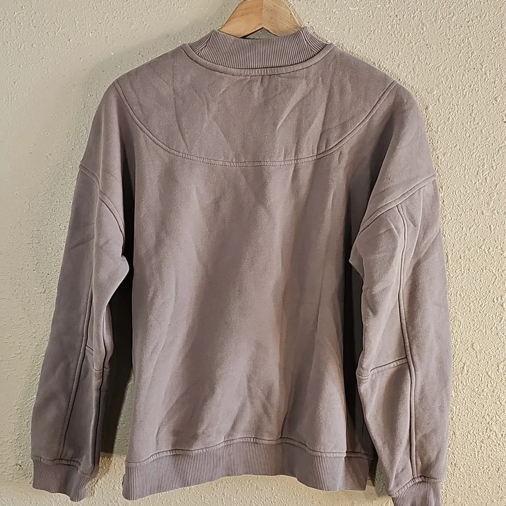 Roots Hettie's Cloud Mock Neck Sweatshirt. - Picture 7 of 7